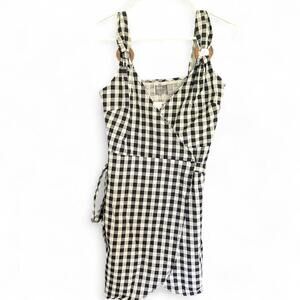ASOS Gingham Wrap Dress | Size 2